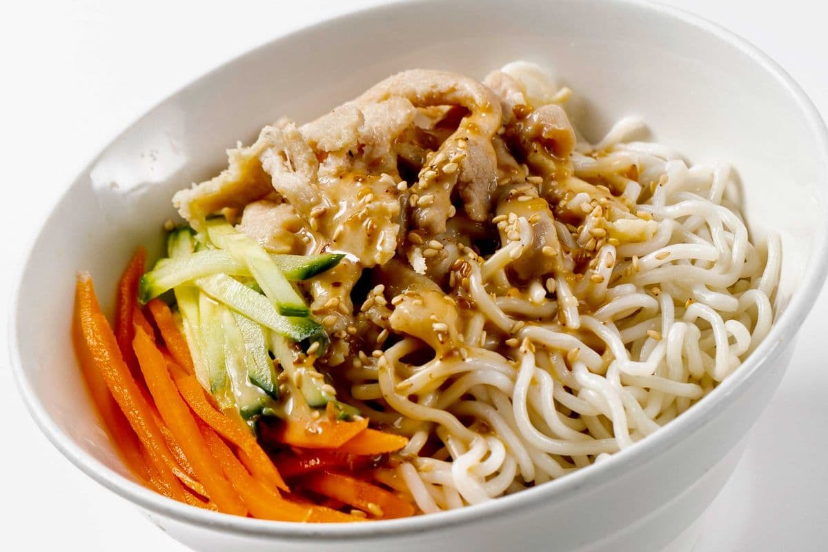 064. Cold Sesame Peanut Noodles 麻醬涼麵