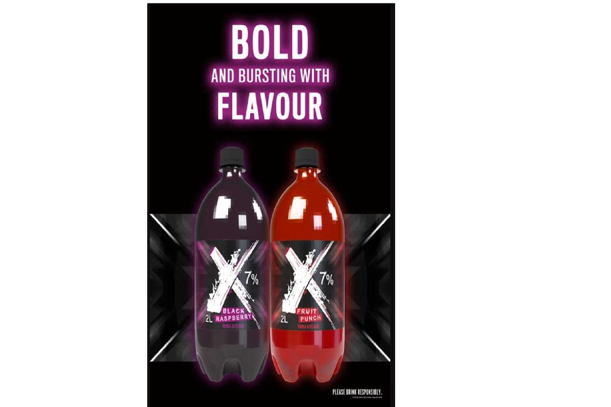 X Fruit Punch (1 x 2 Litre Bottle)