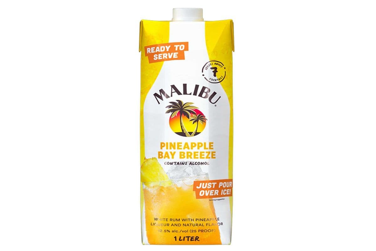 MALIBU PINEAPPLE BAY BREEZE 1L (1 x 1 LITRE)