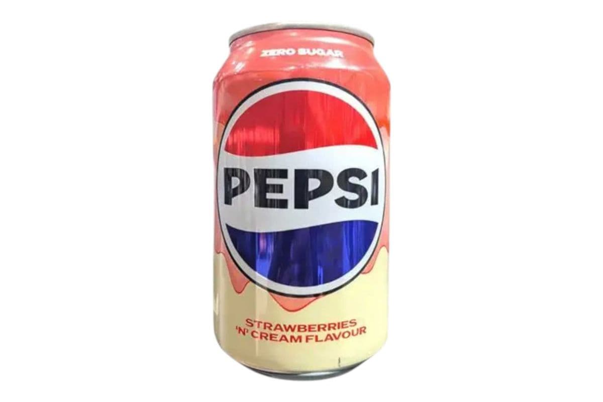 Pepsi Strawberries And Cream Zero Sugar (330ml) (8 Cal)