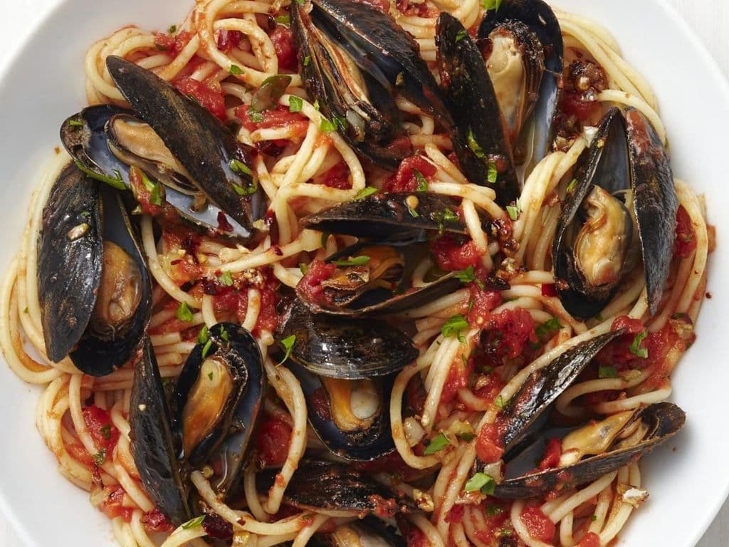 Mussels Marinara Linguine