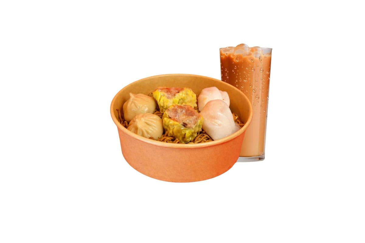 Combo 4 (Har Gow , Chicken Momo, Pork & Shrimp Siu Mai)