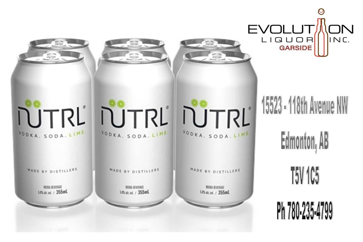 Nutrl Vodka Soda Lime C355-06 (6 x 355ml Can)