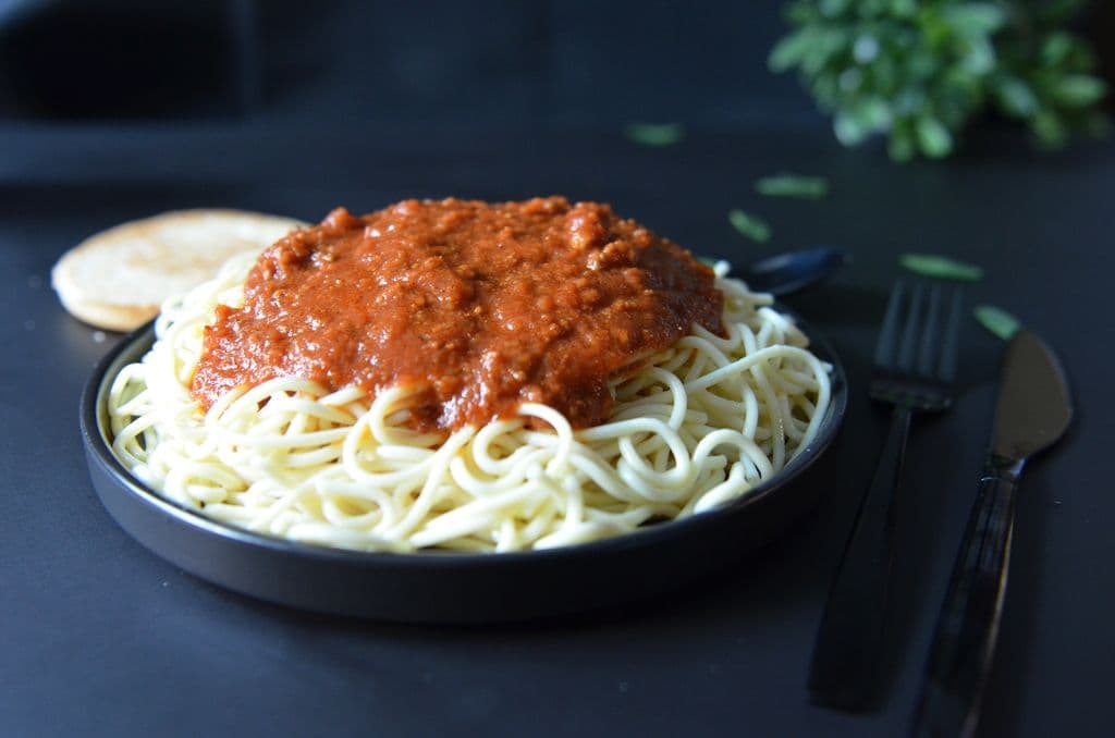 Spaghetti en repas
