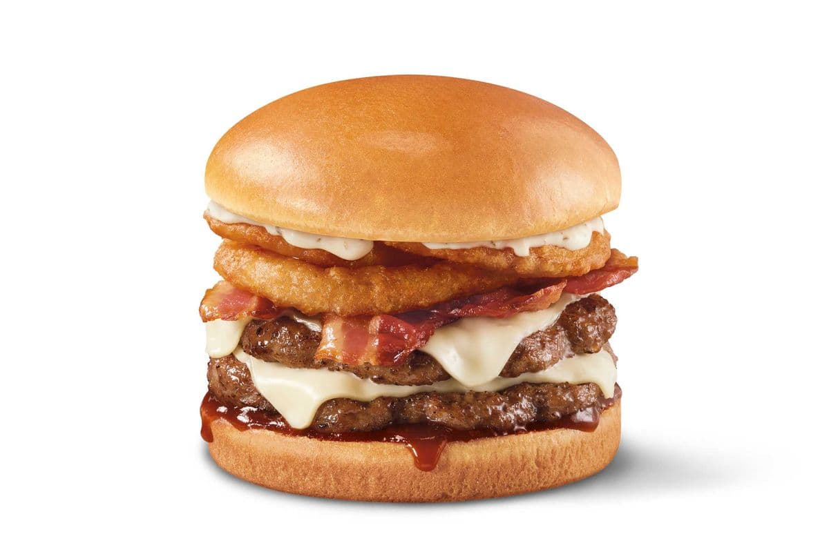 Backyard Bacon Ranch Double Burger Combo.