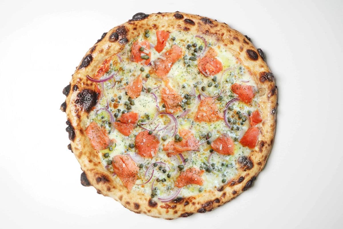 14" Smoked Salmon Pizza