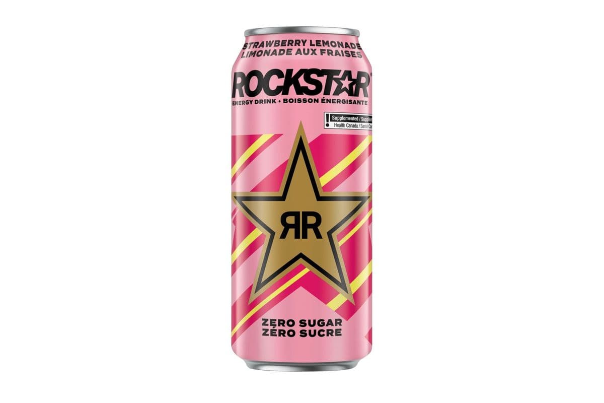 Rockstar Zero Sugar Strawberry Lemonade (473ml)