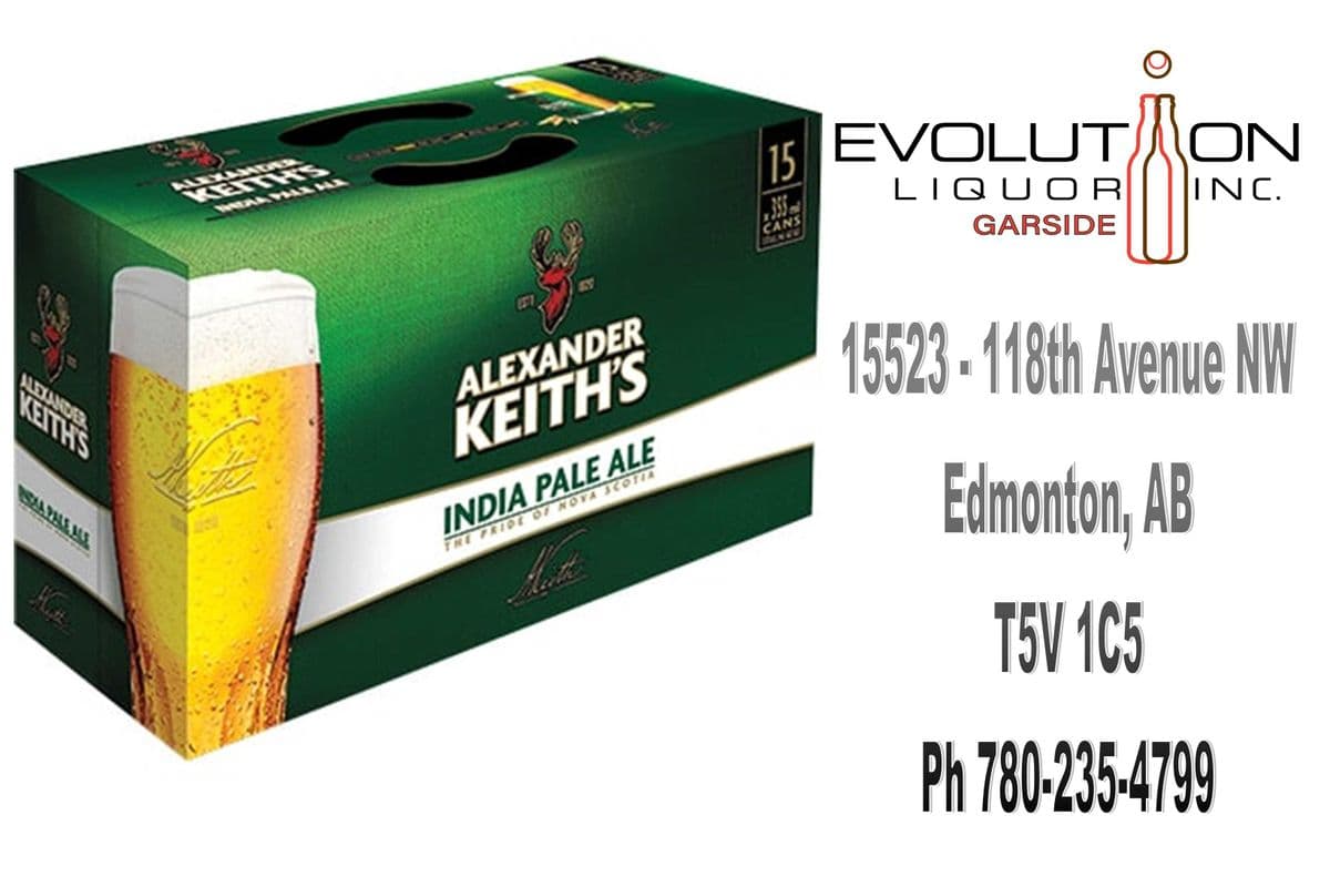 Alexander Keith's India Pale Ale C355-15 (15 x 355ml Can)