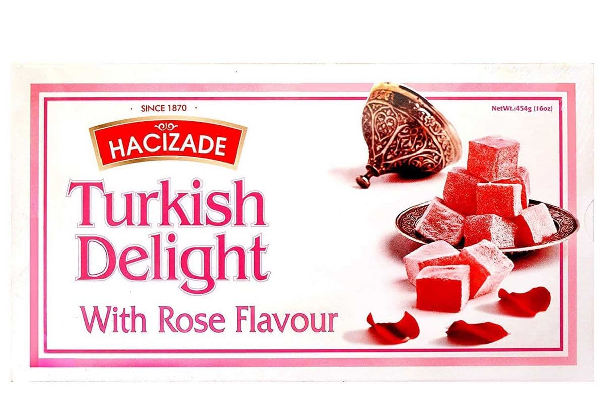 Hacizade Lokum Turkish Delight with Rose 1LB