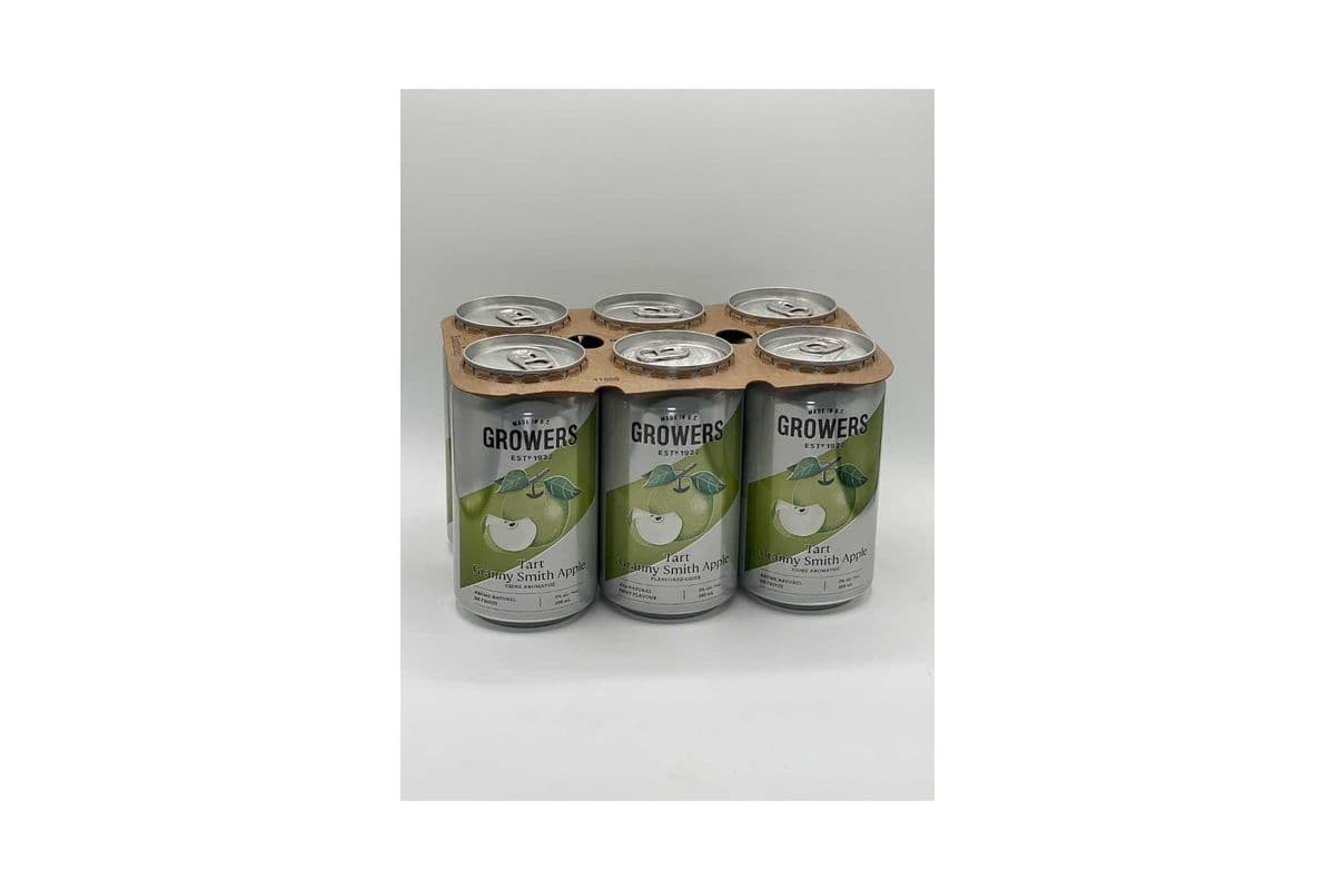 Growers Granny Smith Apple (1 x 355mL x 6 Cans )