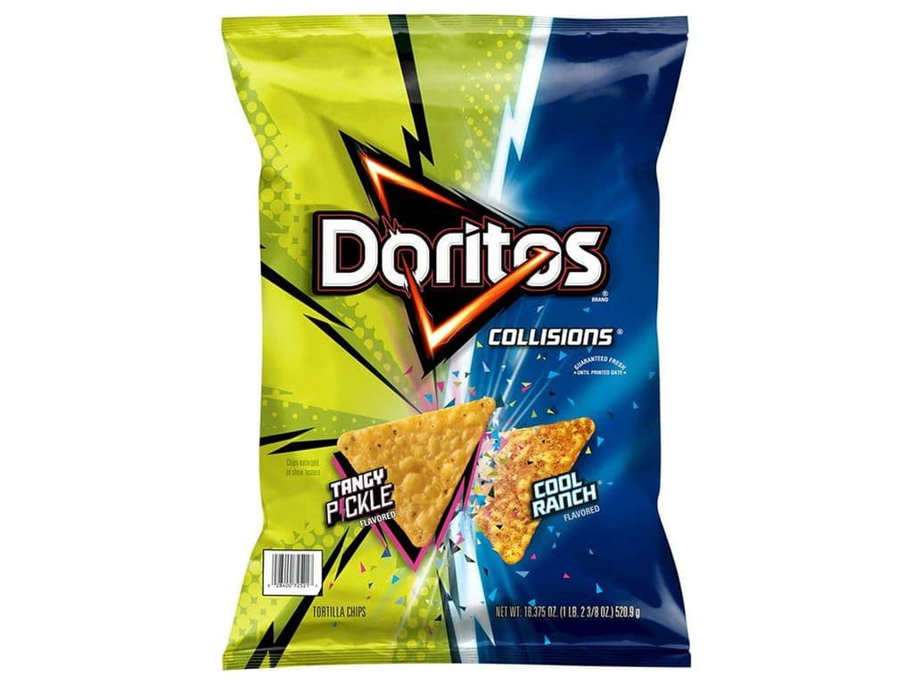 Doritos Collisions Intense Pickle + Cool Ranch Potato Chips 210g