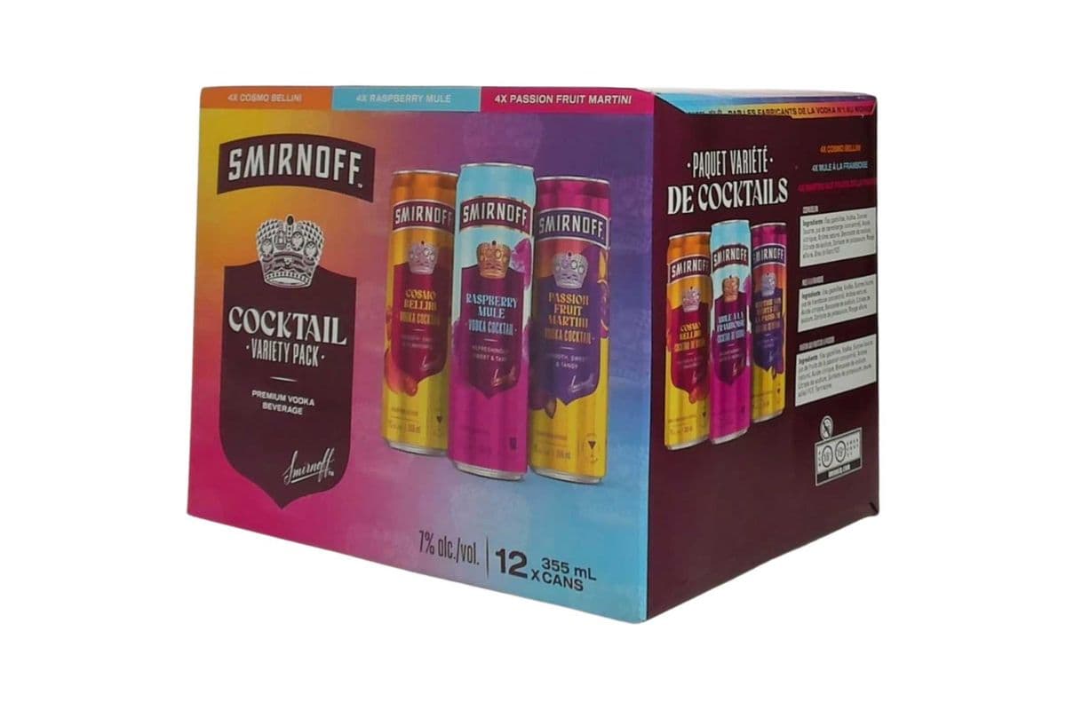 Smirnoff Cocktail Collection (12 x 355 ml Cans)