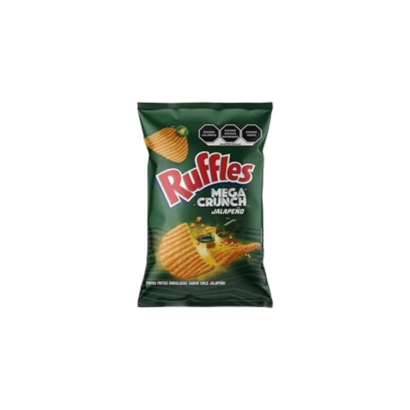 Mega Crunch Jalapeno Ruffles - Mexico (48g)