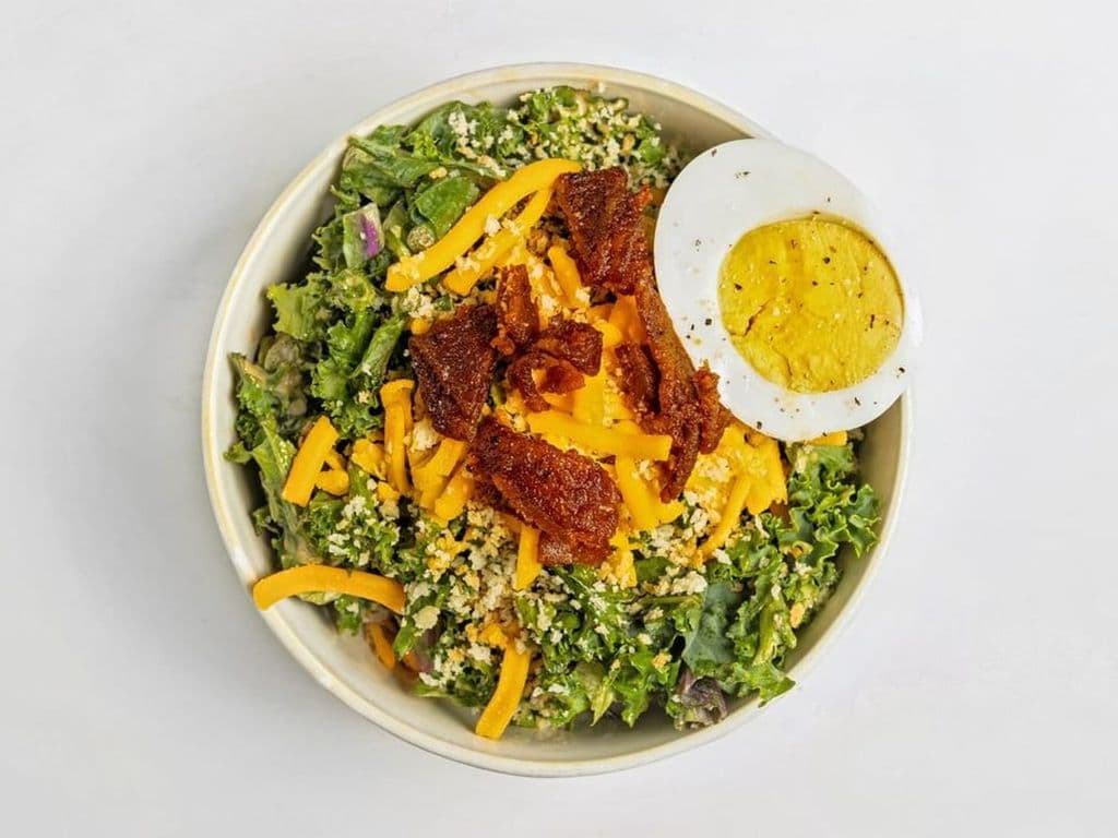 Spicy Kale Caesar Side Salad