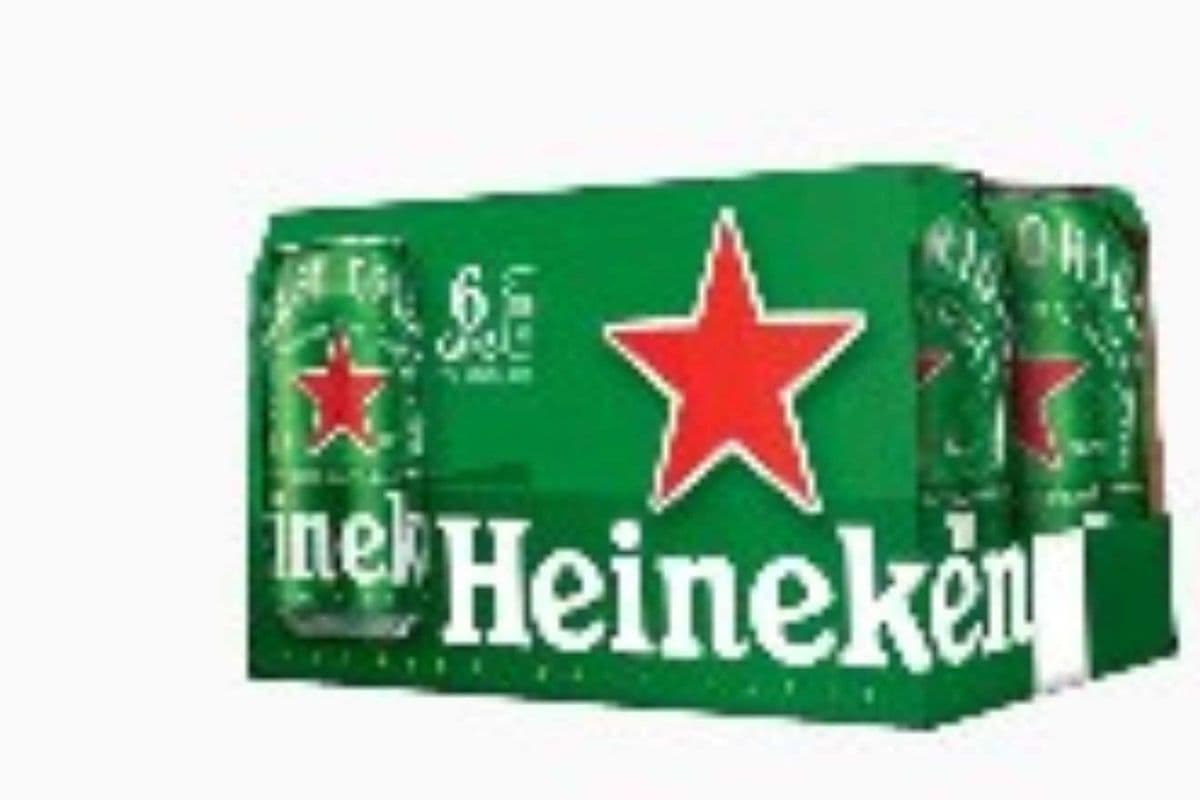 Heineken Lager 6 x 330 ML Cans (1 x 330 ml Cans)