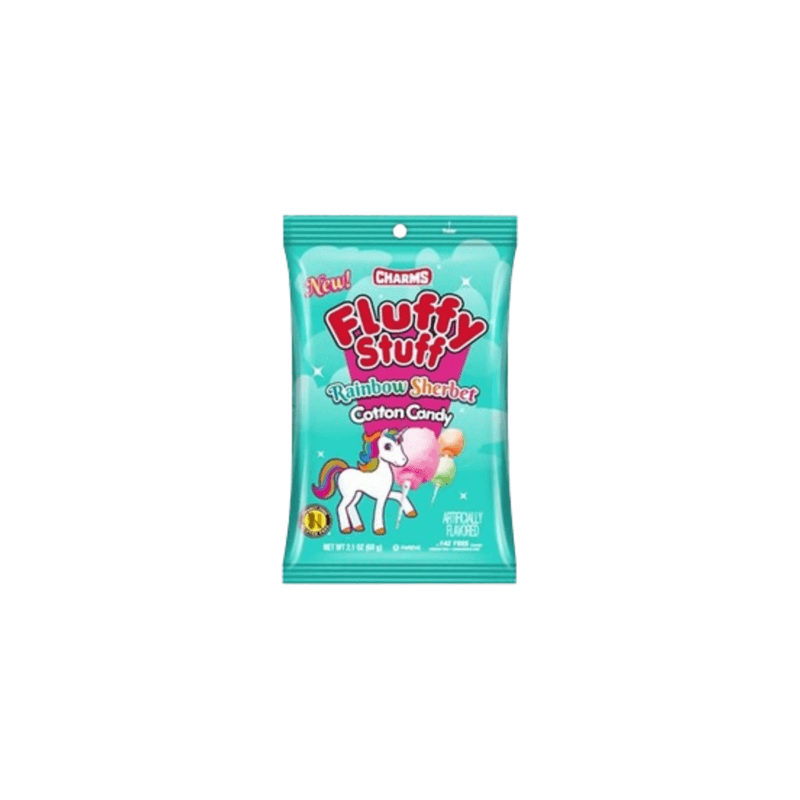 Rainbow Sherbert Fluffy Stuff Cotton Candy - USA (2.1oz)