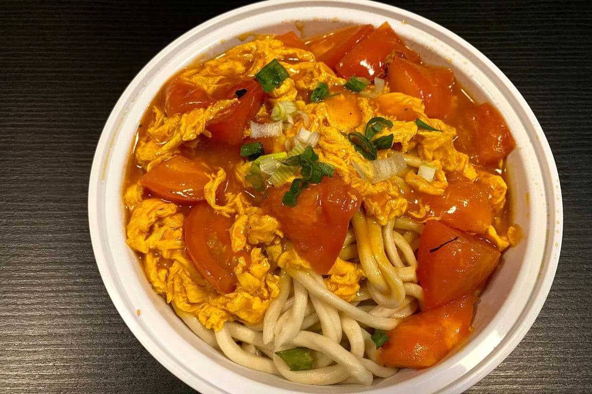 N13. Tangy Tomato and Egg Noodles