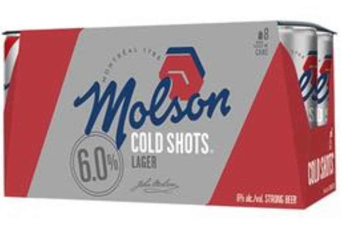 Molson Coldshots (8 x 222 ml Can)