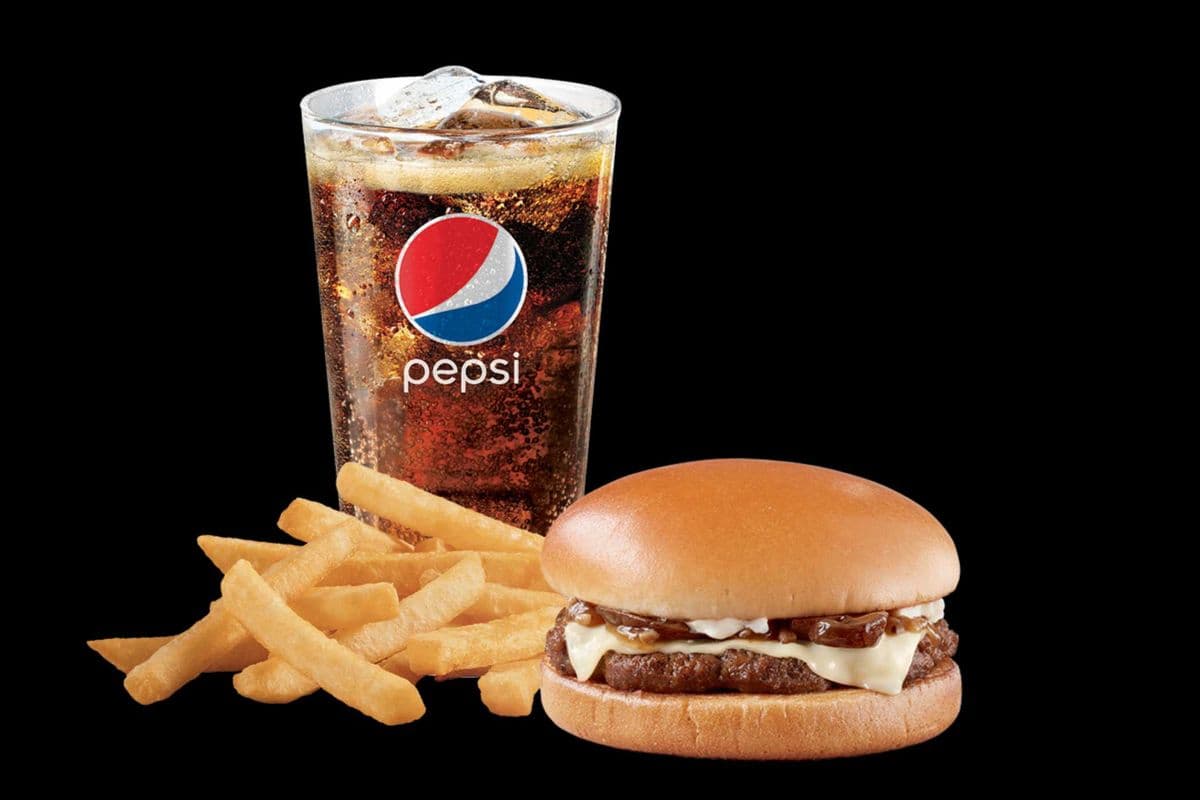 Mushroom Cheeseburger Single Combo