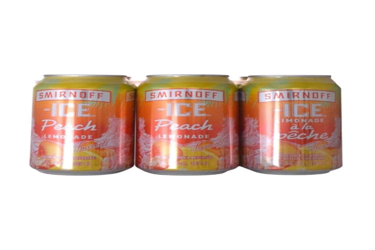 SMIRNOFF ICE PEACH LEMONADE 6 CANS (1 x 6 CANS)