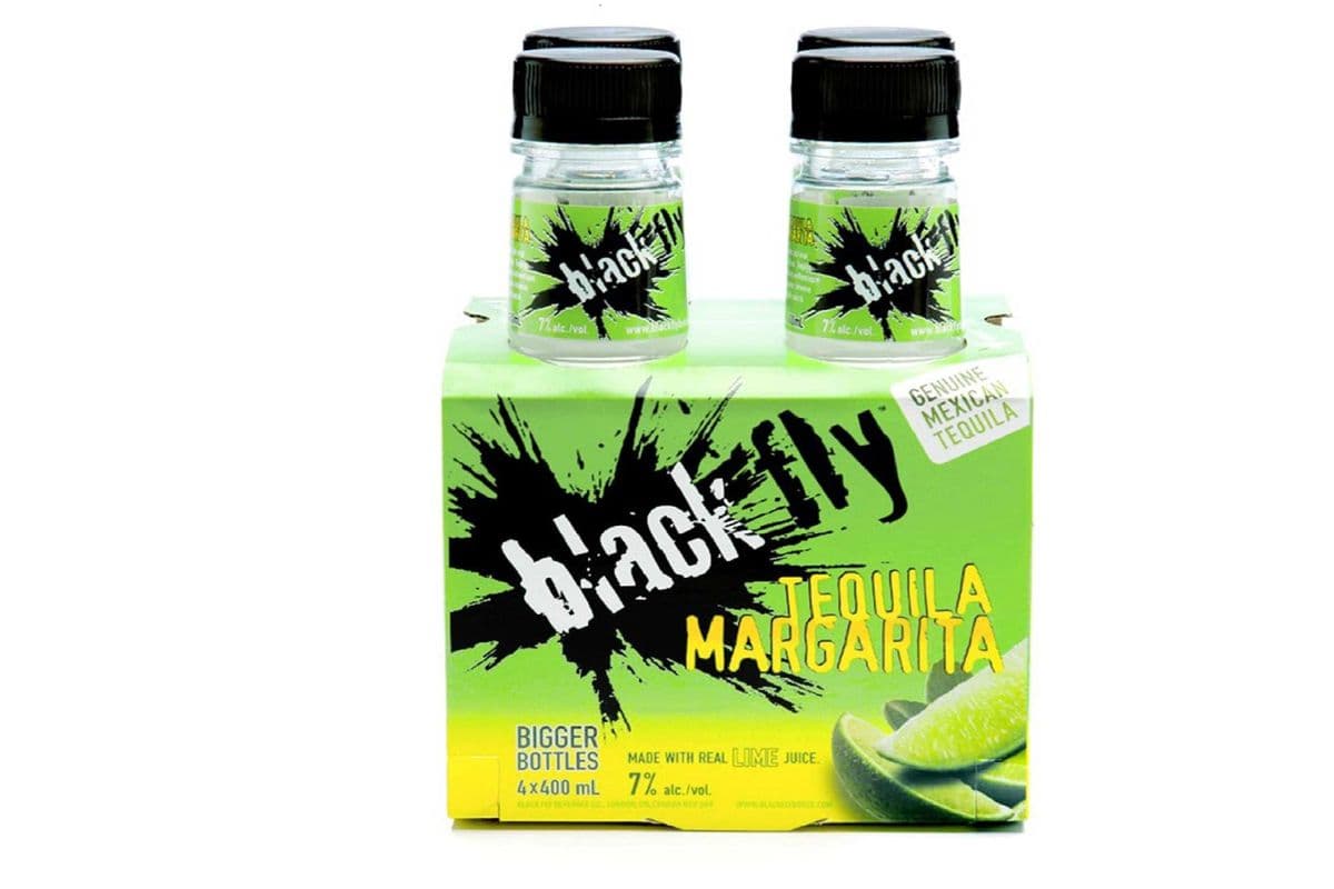Black Fly Tequila Margarita (4 x 400 ml Bottles)