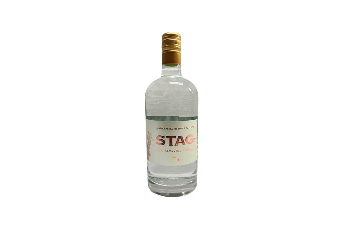 Stag 8x Distilled Vodka Peach 750ml (1 x 750ml)