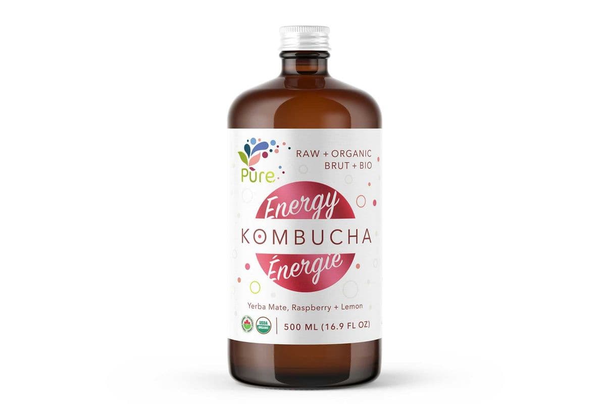 Pure Raspberry Lemon Kombucha Tea