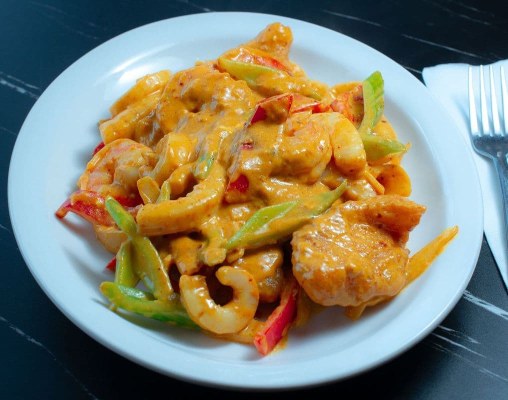 Stir Fried Seafood in Curry Powder