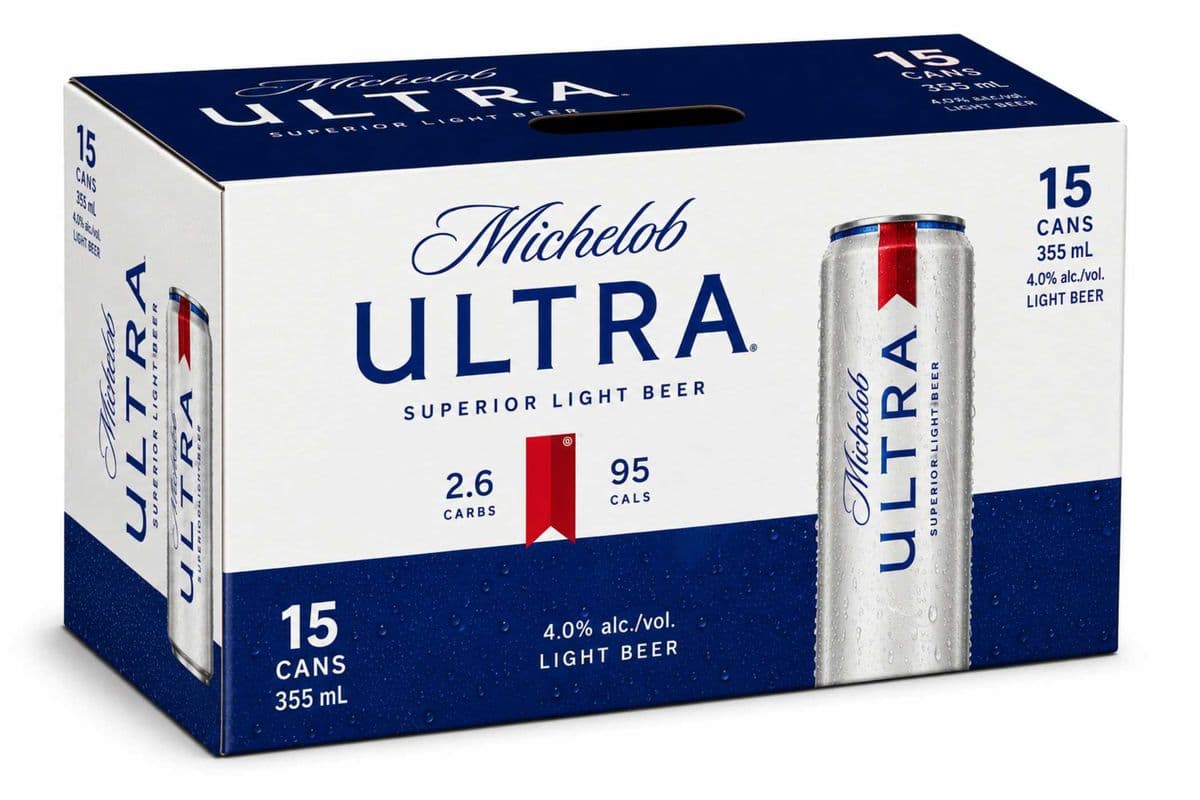 Michelob - Ultra Sleek Can 15pack (15 x 355)