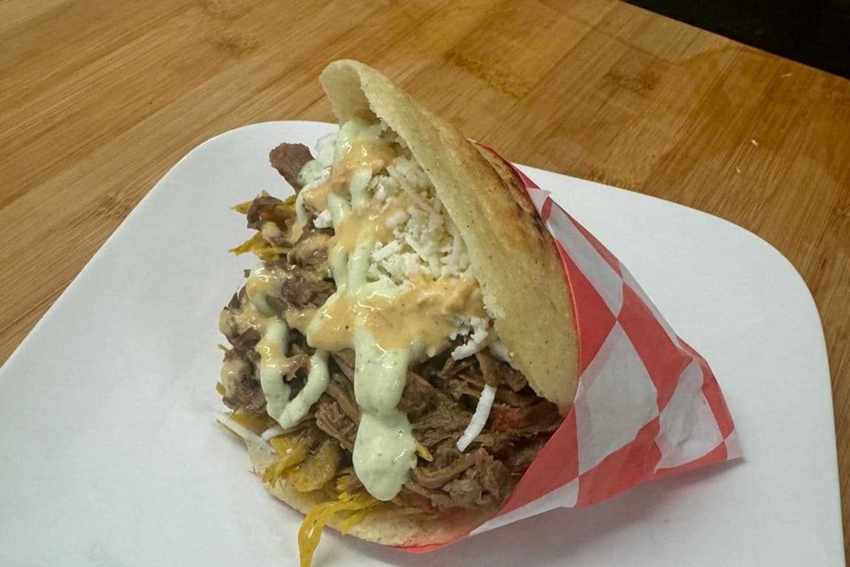Chicken Arepa
