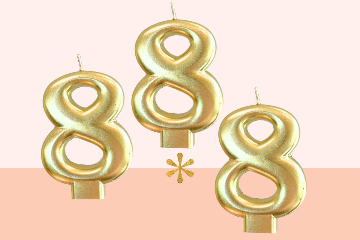 Gold Candle - #8