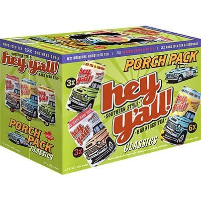 HEY Y'ALL PORCH PACK MIXER 12 CAN (12 X 341ML)