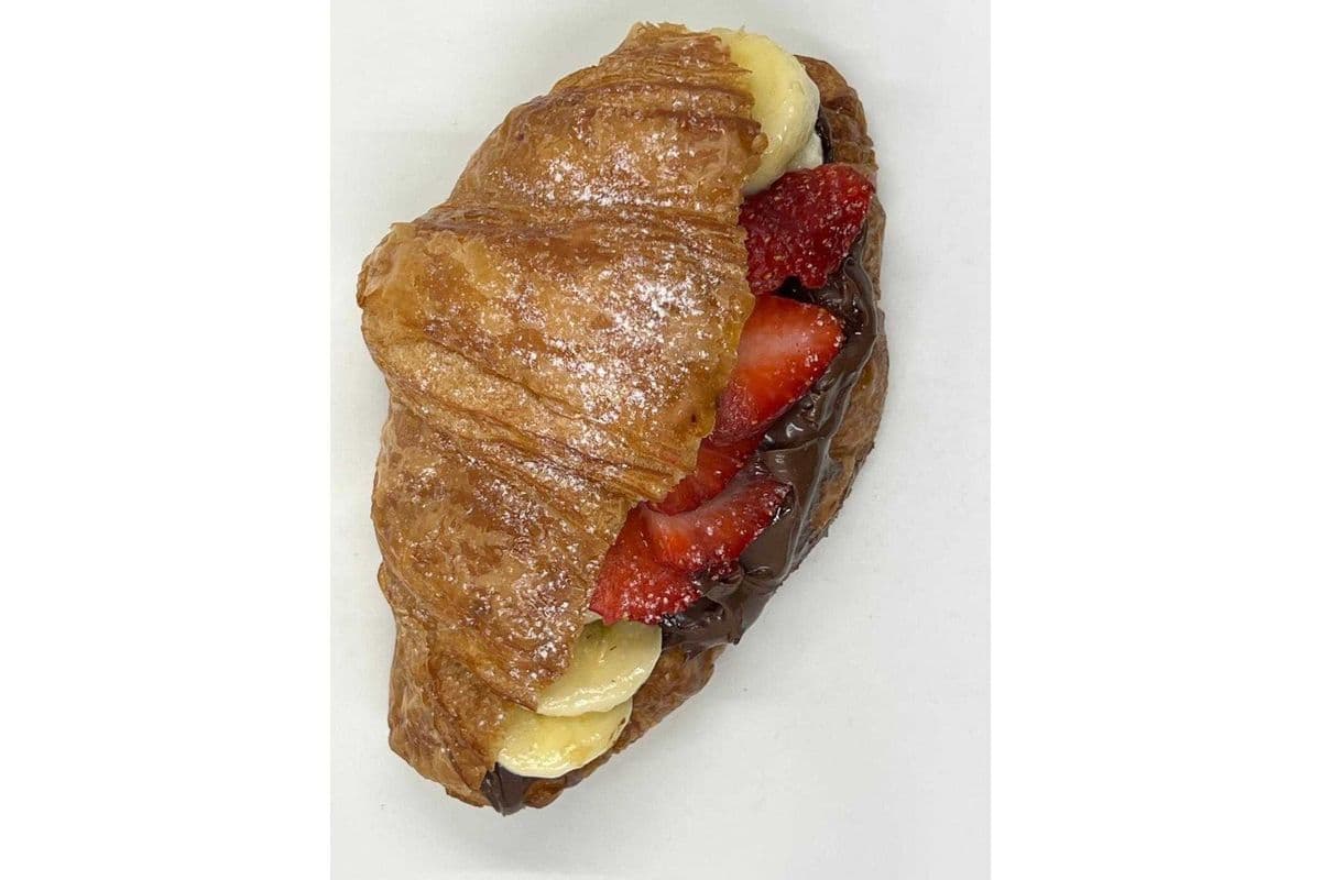 Nutella Strawberry Banana Croissant