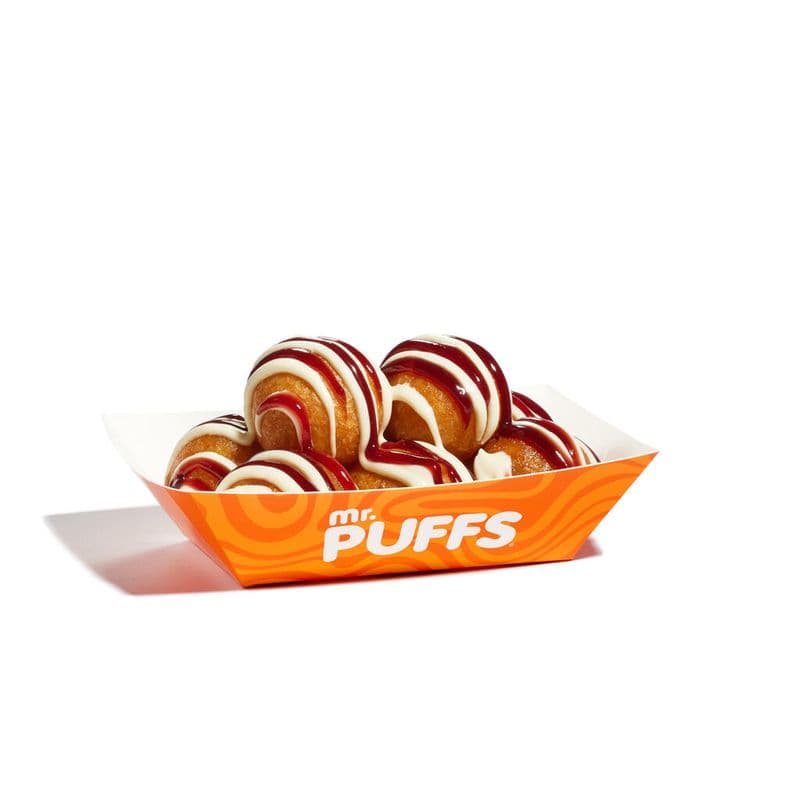 6 PUFFS CHOCO-BLANC FRAMBOISE / 6 PUFFS WHITE-CHOCO RASPBERRY