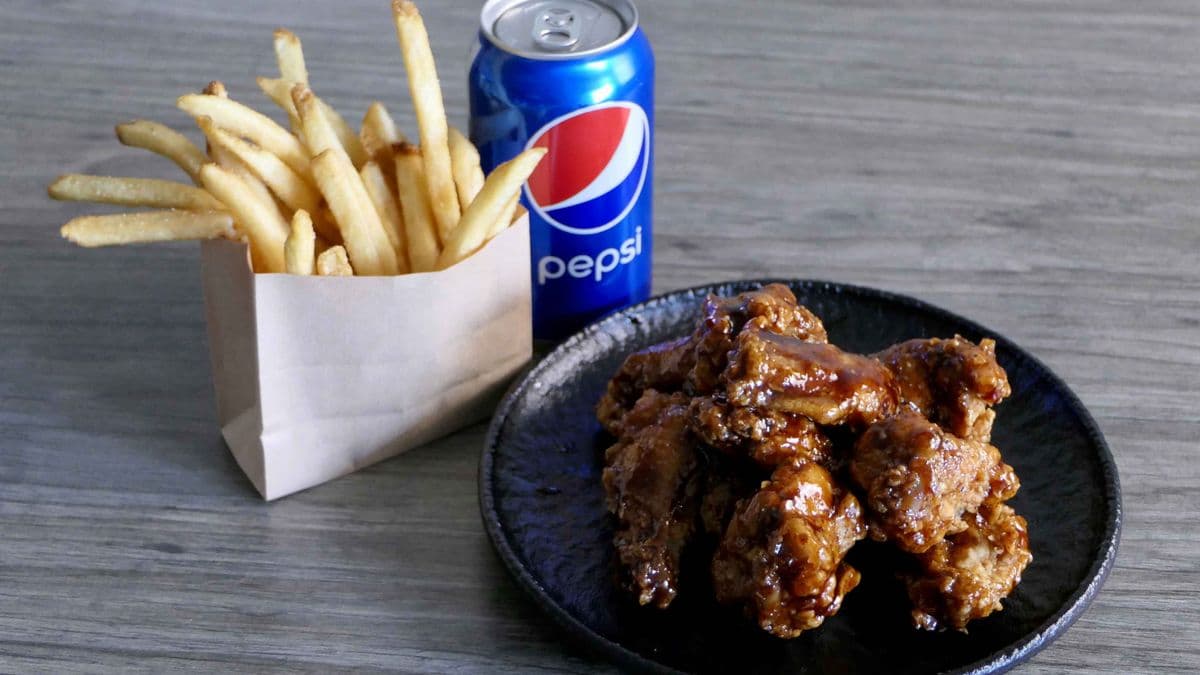 Honey Garlic Wings Combo