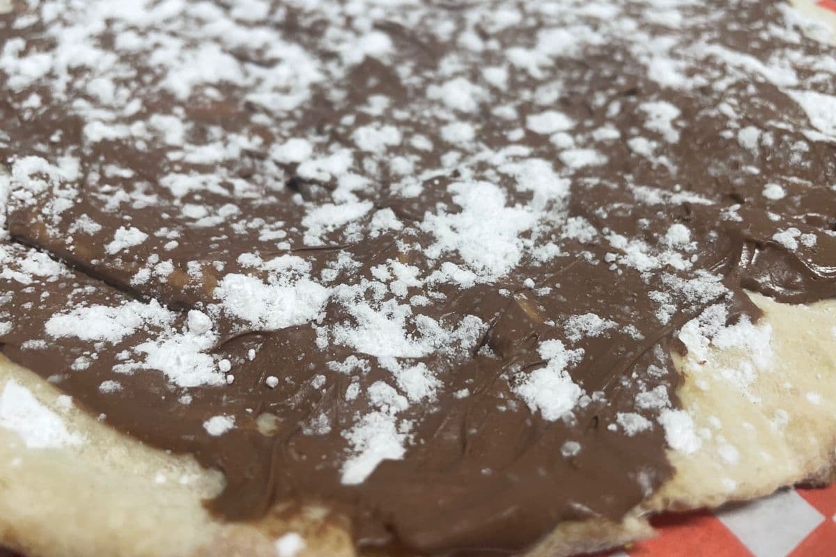 Nutella Pizza (6 pieces)