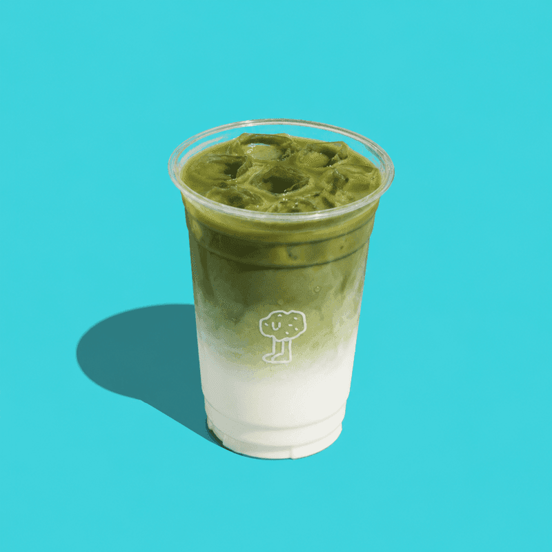 Iced Lavender Matcha Latte