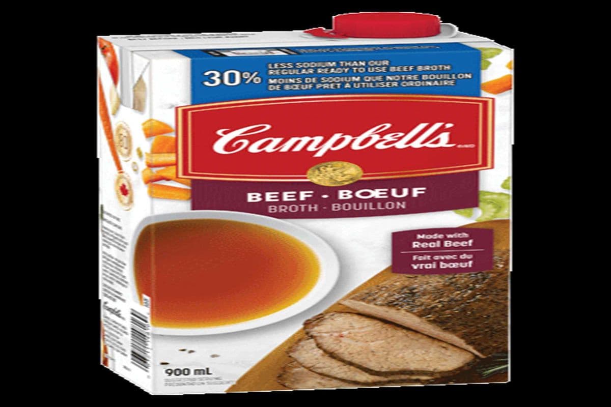 CAMPBELLS BEEF BROTH (900ML) (10 Cal)
