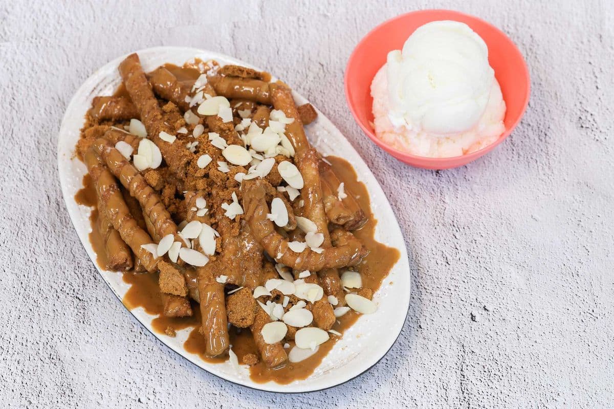 Lotus Biscoff Madness Funnel Fries