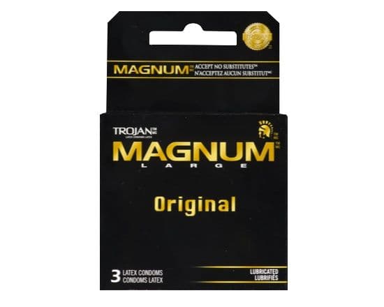 Trojan Magnum Lubricated Condoms (3) 1002460