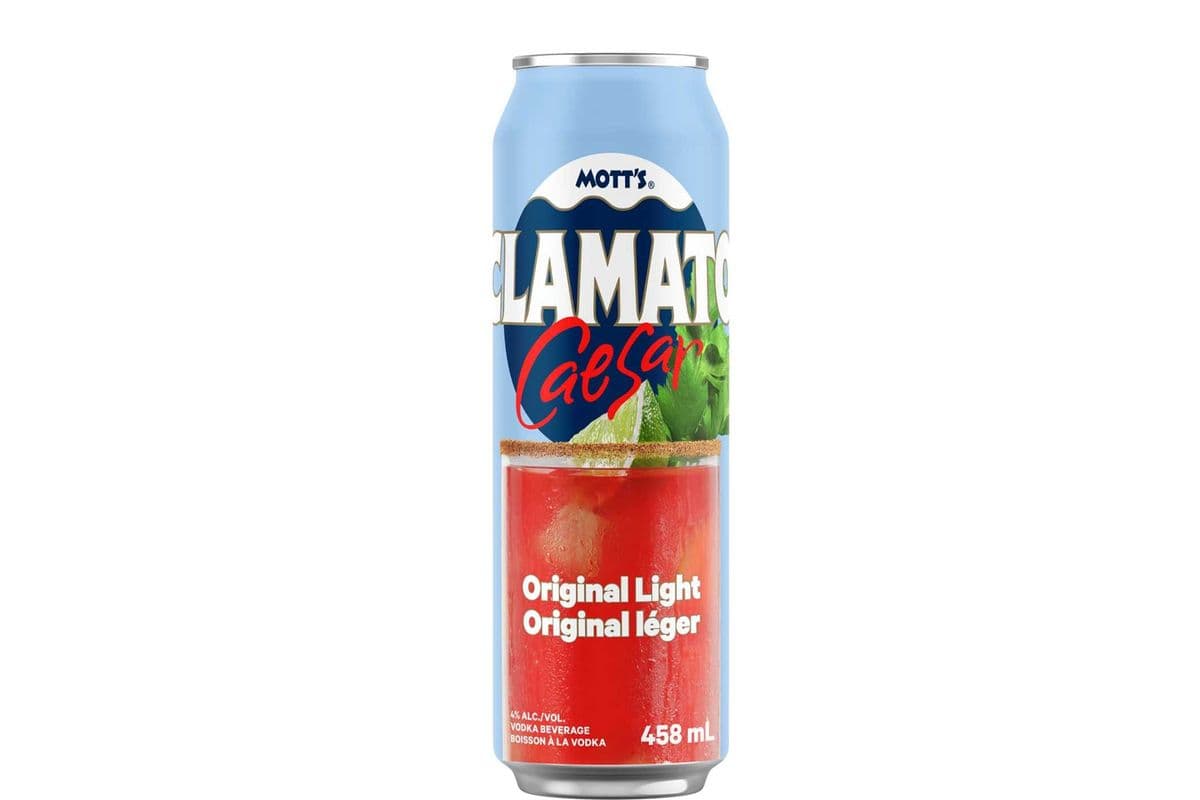 MOTT'S CLAMATO CAESAR ORIGINAL LIGHT 458 ML (1 x 458 ML)
