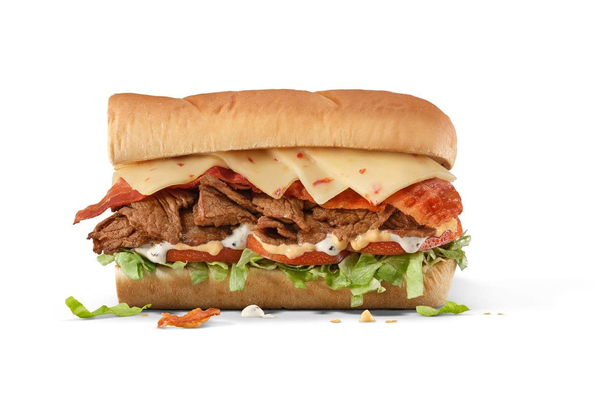 #8 Steak'n Bacon 6" Sub (590 Cals)