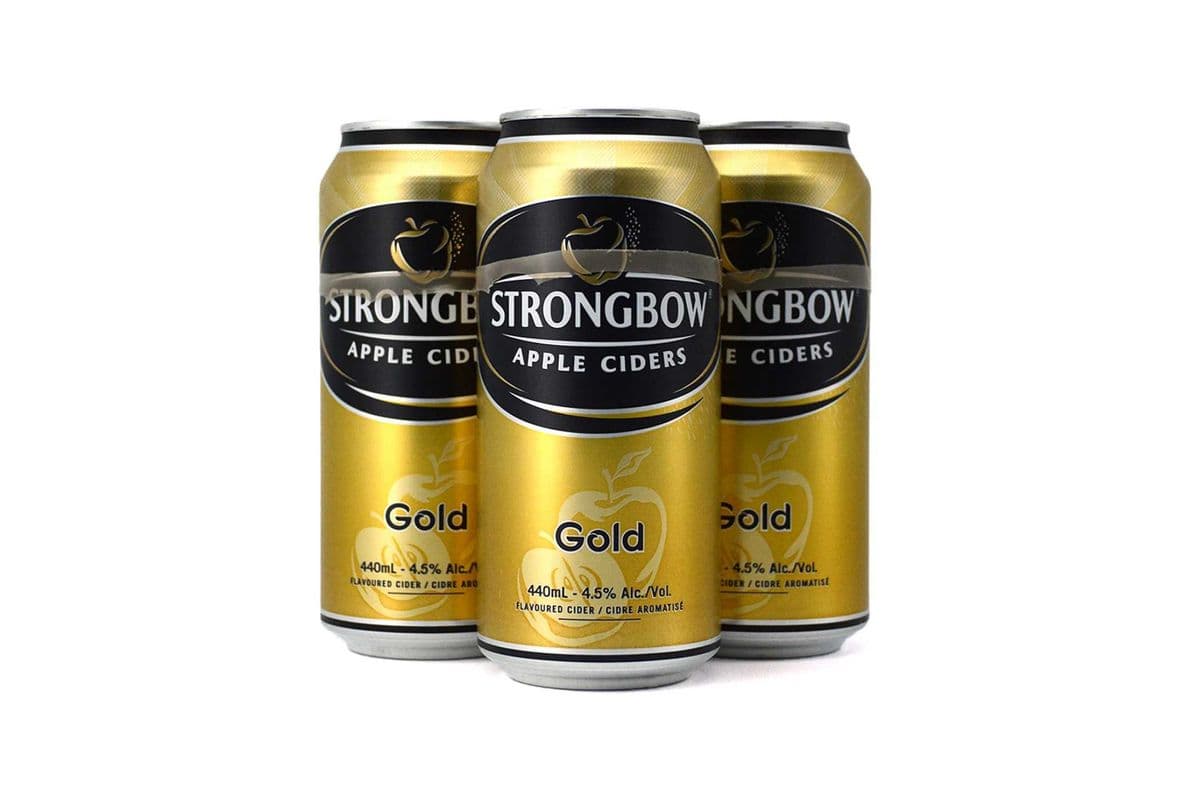 Strongbow Cider Gold (4 Pack) (1 x 440ML)