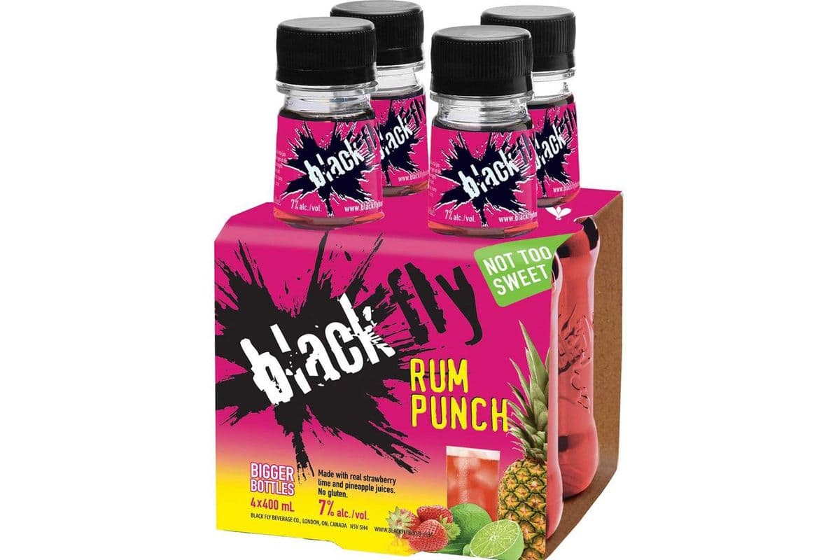 Black Fly Rum Punch (4 x 400 ml Bottles)