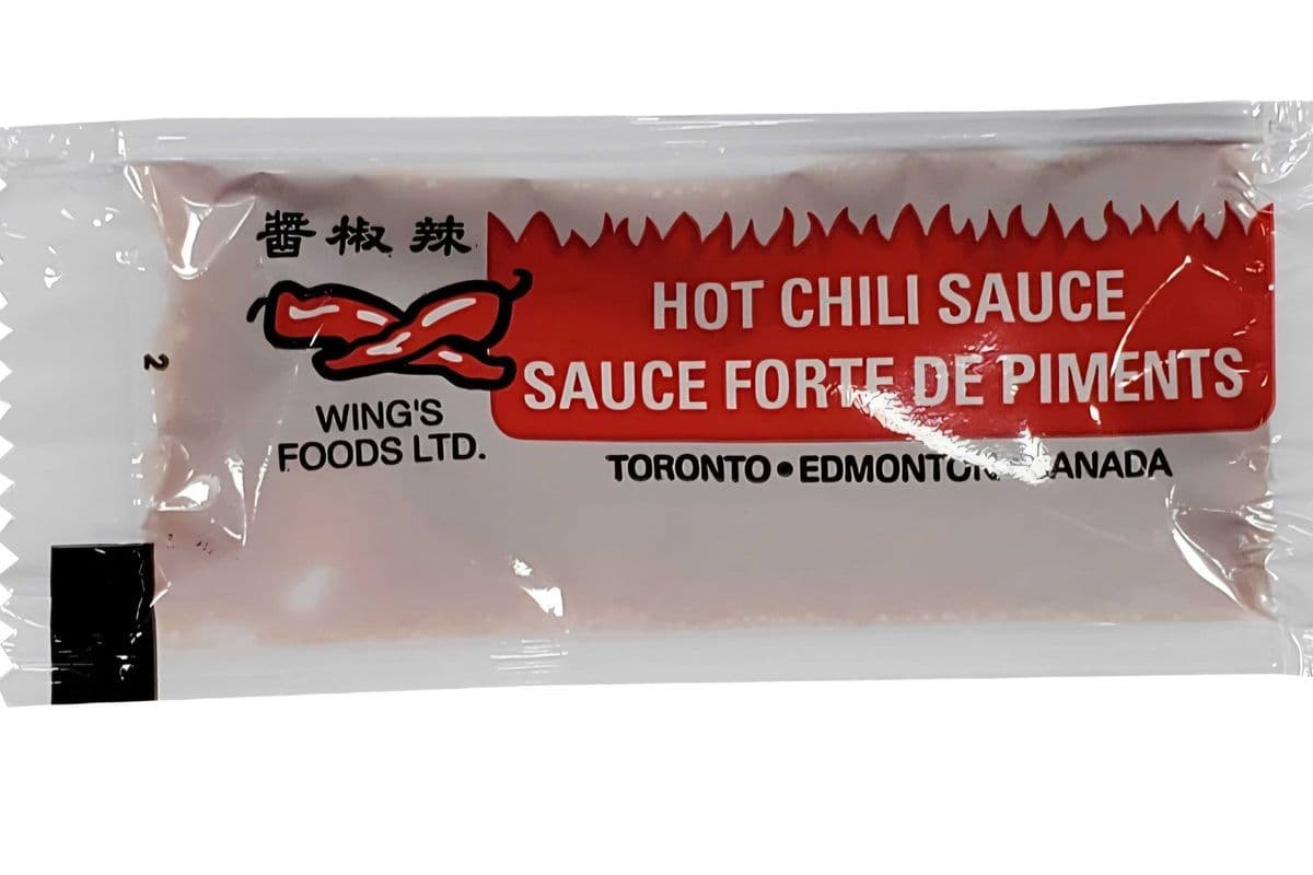 Hot sauce pouch