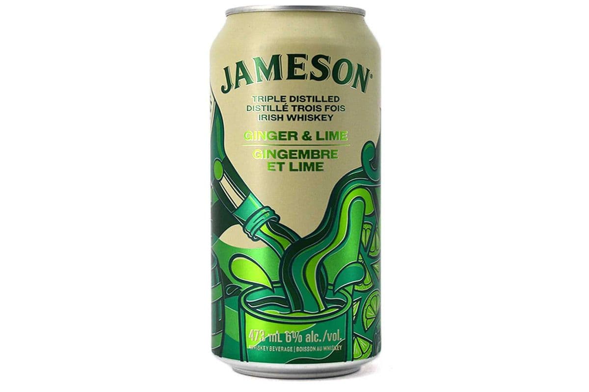 JAMESON GINGER AND LIME (1 x 473 ML)
