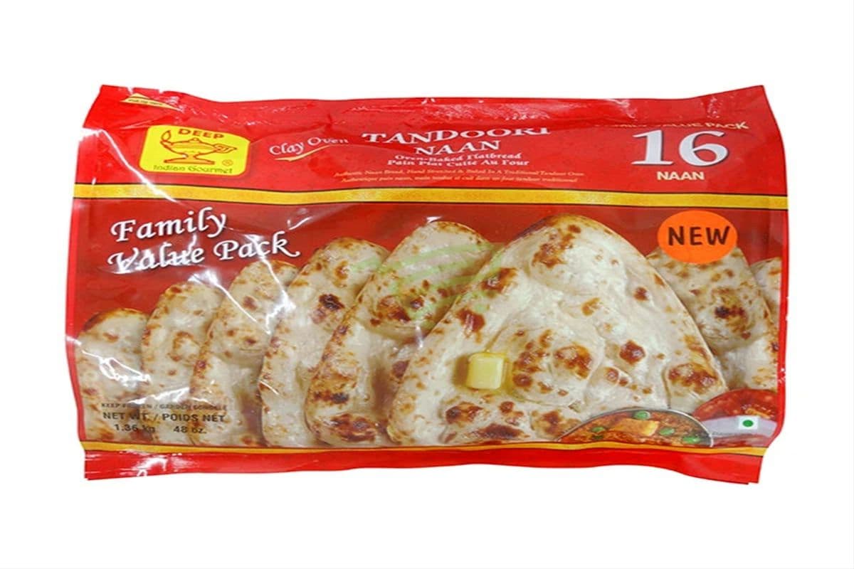 Deep Frozen Tandoori Naan (16pcs) Fp