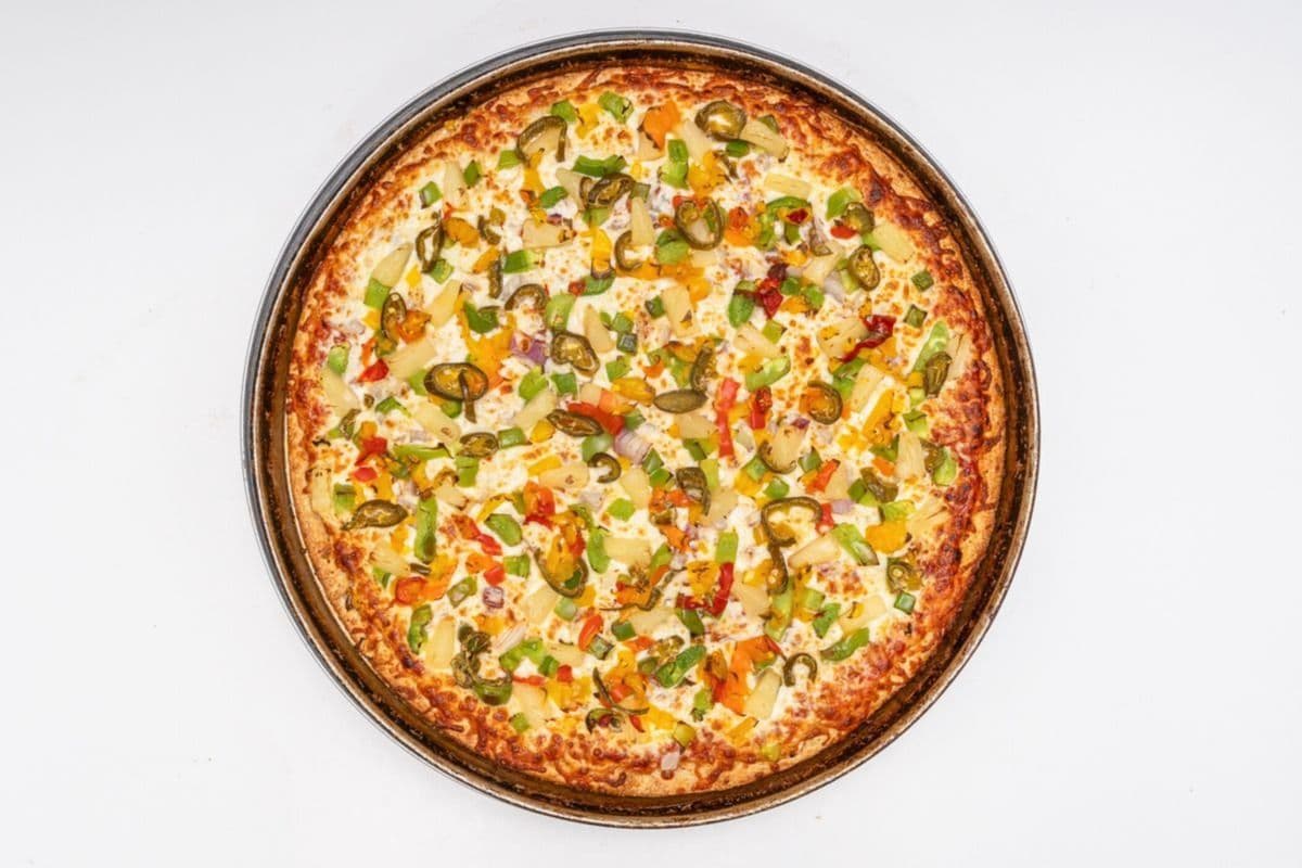 Large Peppery Pineapple Pizza