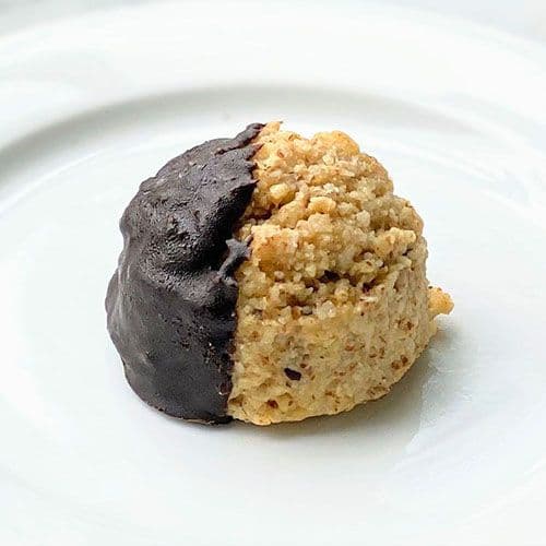 Chocolate-Dipped Macaroon