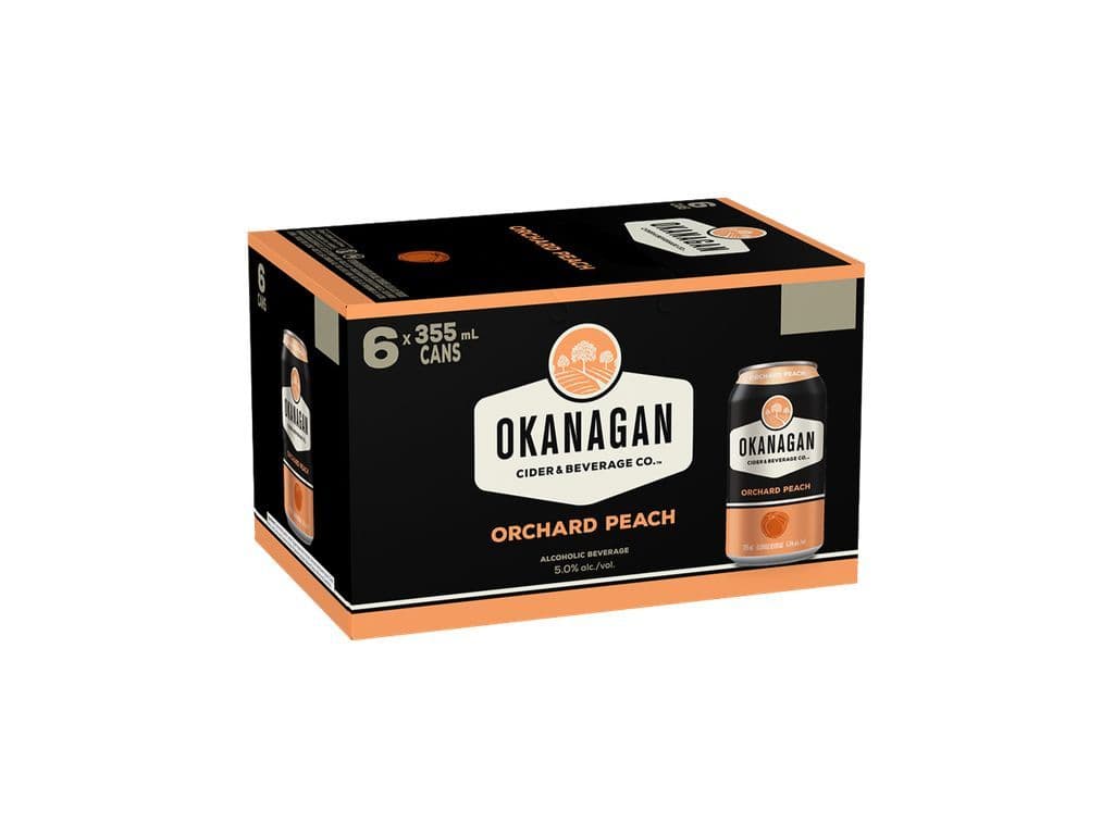 Okanagan Apple Ciders - Orchard Peach (6x355ml)